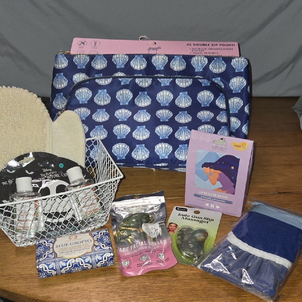 Amalfi Blue Seashell Kids Bag Set